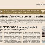 Laboratorio Elettrofisico article on Il Sole 24 ore